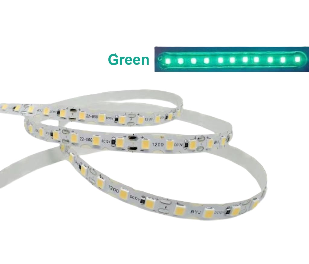 12V LED Strip Light  5M Green 3 LED Cut Flexible Strip for Neon Sign Lighting Australia