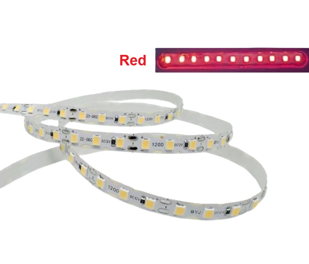 12V LED Strip Light  5M Red 3 LED Cut Flexible Strip for Neon Sign Lighting Australia