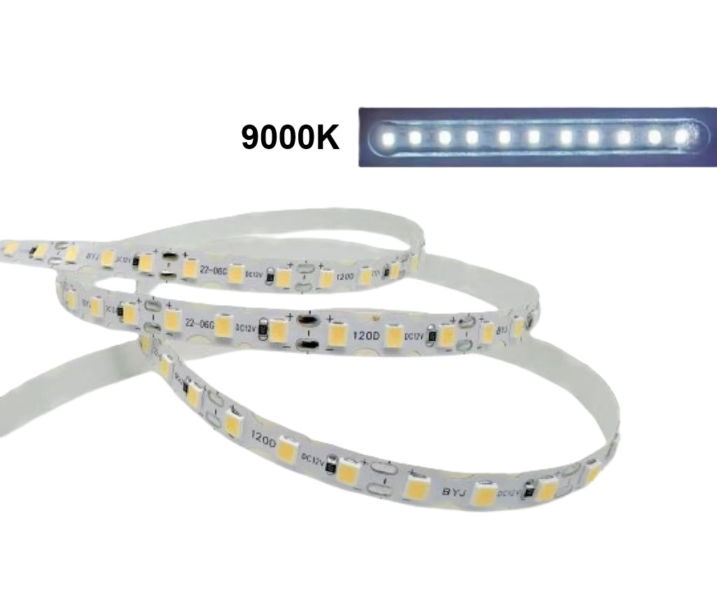 12V LED Strip Light 5M Cool White 3 LED Cut Flexible Strip for Neon Sign Lighting Australia