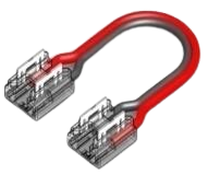 2-PIN Strip Connector for 8MM wide PCB wire both ends 15CM Australia Stock (10pcs/Bag) 