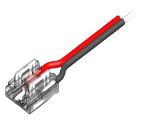 2-PIN Strip Connector for 8MM wide PCB wire on end 15CM Australia Stock (10pcs/Bag) 