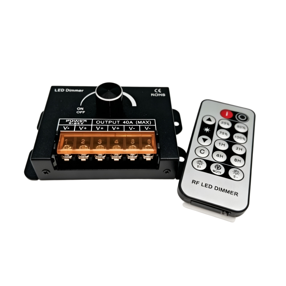 High Power LED Controller 5-24V 20A×2CH Channel Controller for LED Strip Lighting Australia Stock