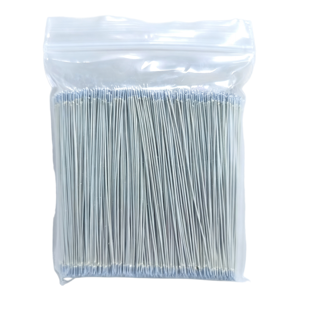 10cm Silver-Plated Enameled Jumper Wire (2000pcs/Bag) for LED Lighting Projects Australia Stock