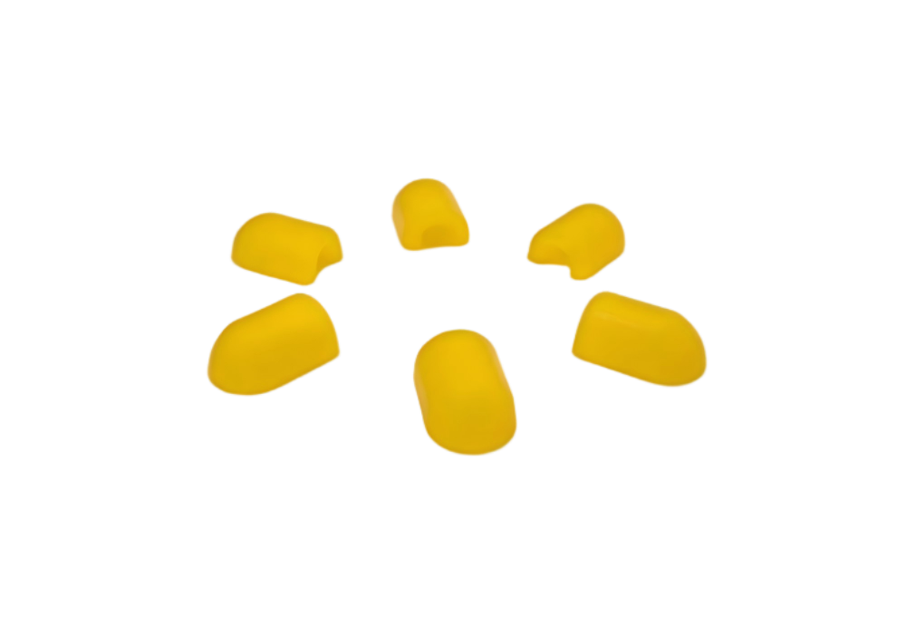 Yellow | Lemon Yellow Tail Plugs / End Plugs for 8*13mm Integrated Neon Silicone Neon Installation Accessory  Australia Stock