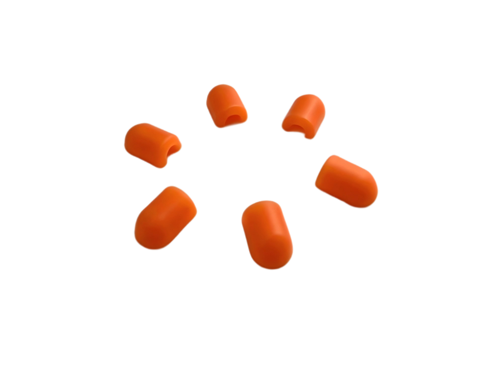 Orange Tail Plugs / End Plugs for 8*13mm Integrated Neon Silicone Neon Installation Accessory  Australia Stock