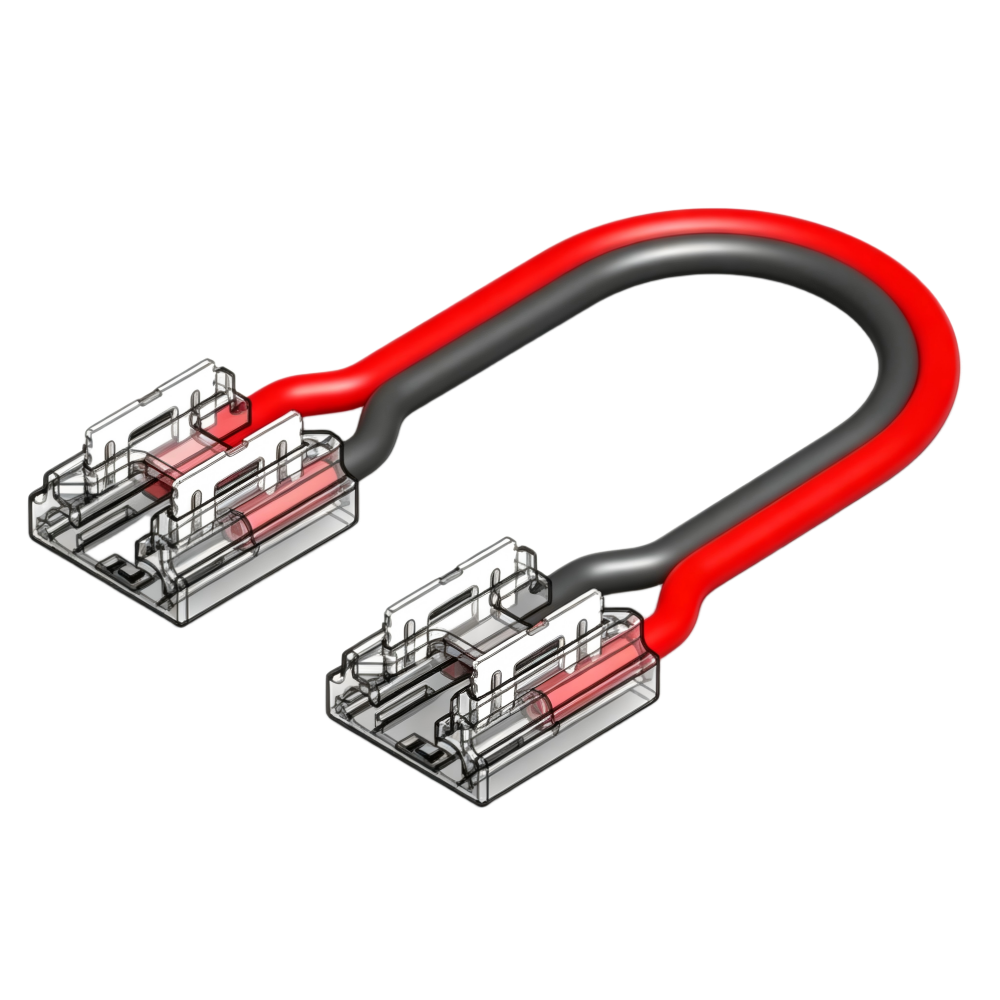 2-PIN Strip Connector for 10MM wide PCB wire both ends 15CM Australia Stock (10pcs/Bag) 