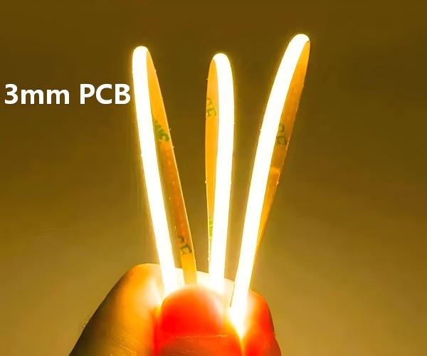 24V COB LED Strip Light 3mm Ultra-Narrow PCB Warm White 5M Dotless LED Strip - AU Stock